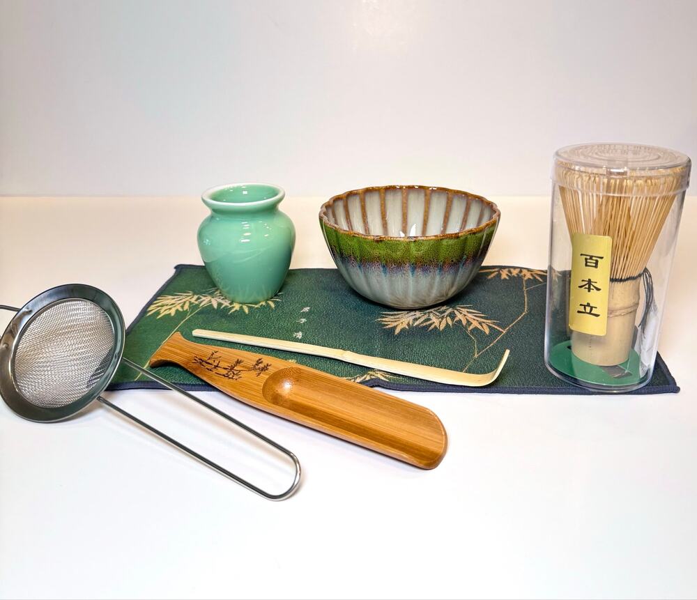 7-Piece Traditional Japanese Matcha Tea Gift Set NIB
